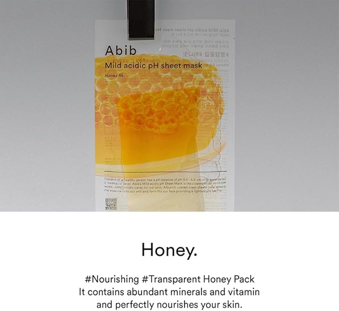 Abib Mild Acidic pH Sheet Mask Honey Fit 30ml x 10 sheets