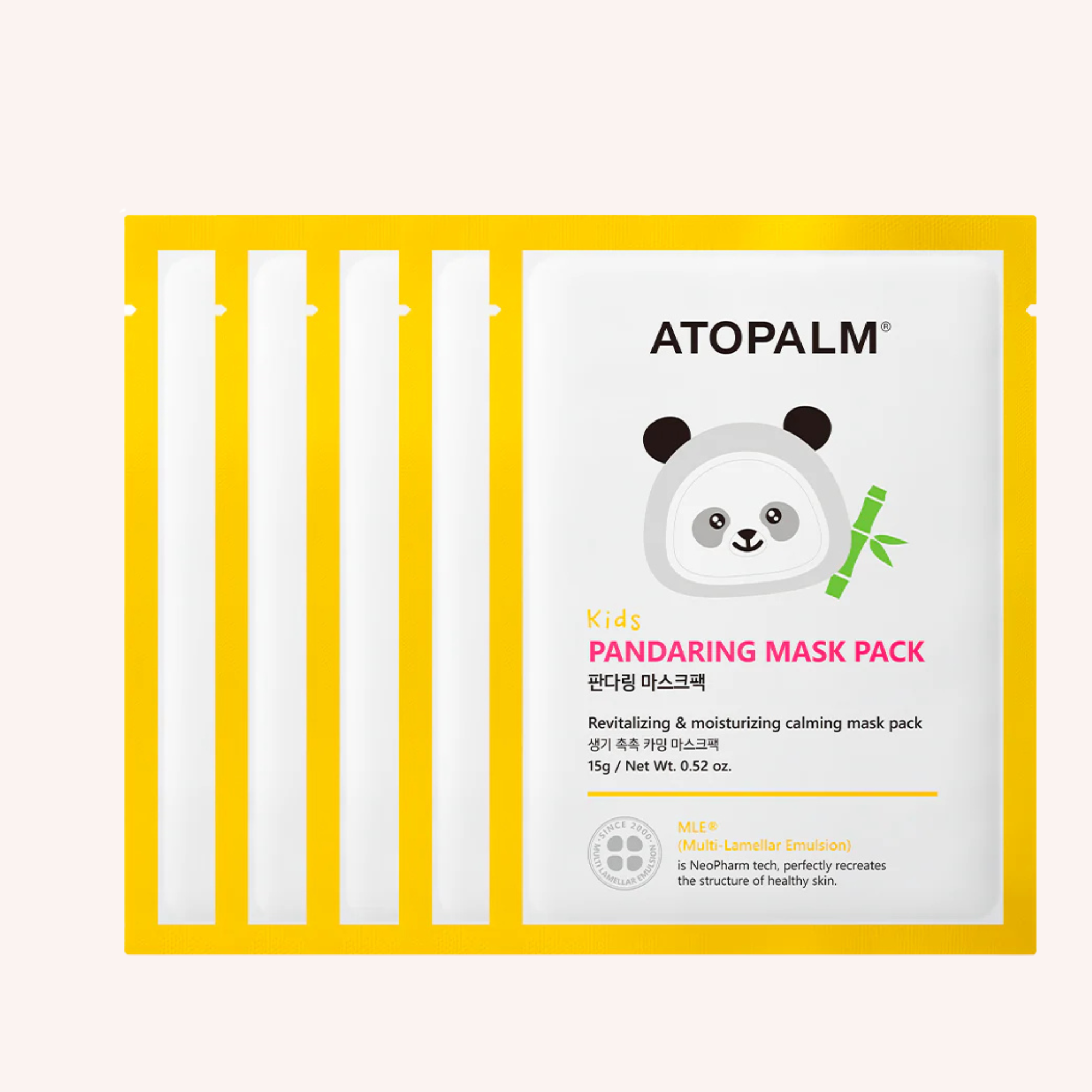 ATOPALM - Kids Pandaring Mask Pack Set 15g x 5 sheets