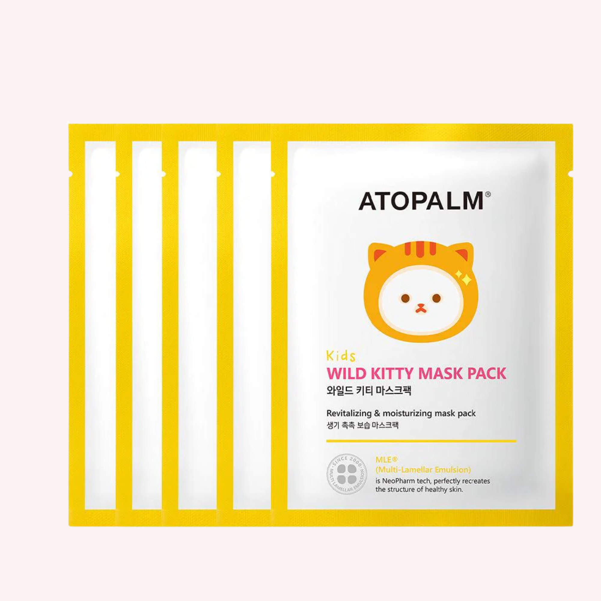 ATOPALM - Kids Wild Kitty Mask Pack 15g x 5 Sheet