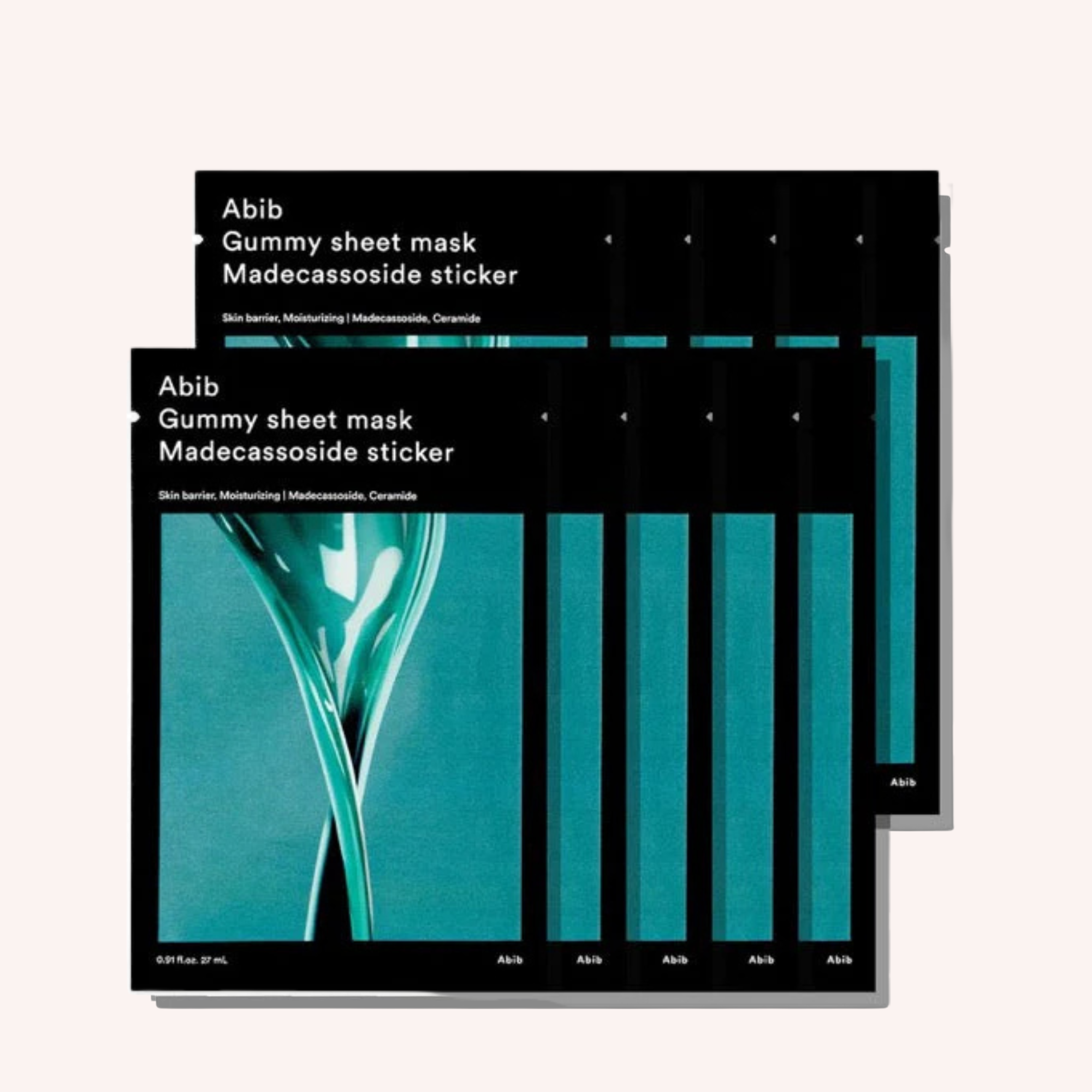 Abib Gummy Sheet Mask Madecassoside Sticker- Hydration & Absorption 27ml x 10 sheets