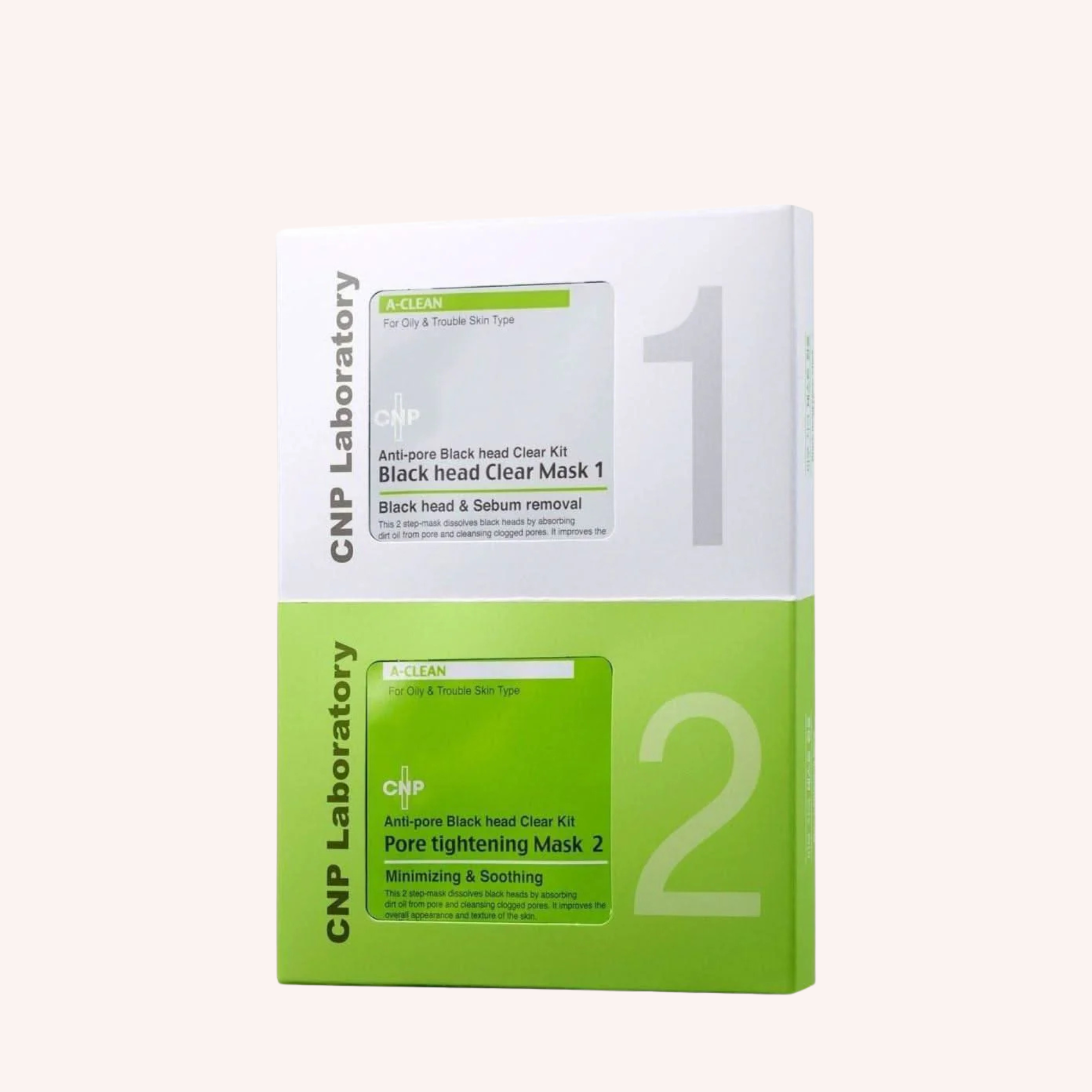 CNP Laboratory Anti-Pore Blackhead Clear Kit | 2-Step Pore Purifying Treatment 10sets/4sets