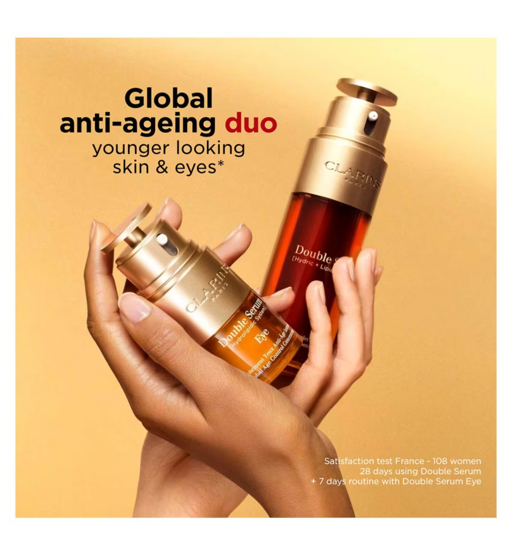 Clarins Double Serum Eye 20ml Firming × Smoothing × Brightening