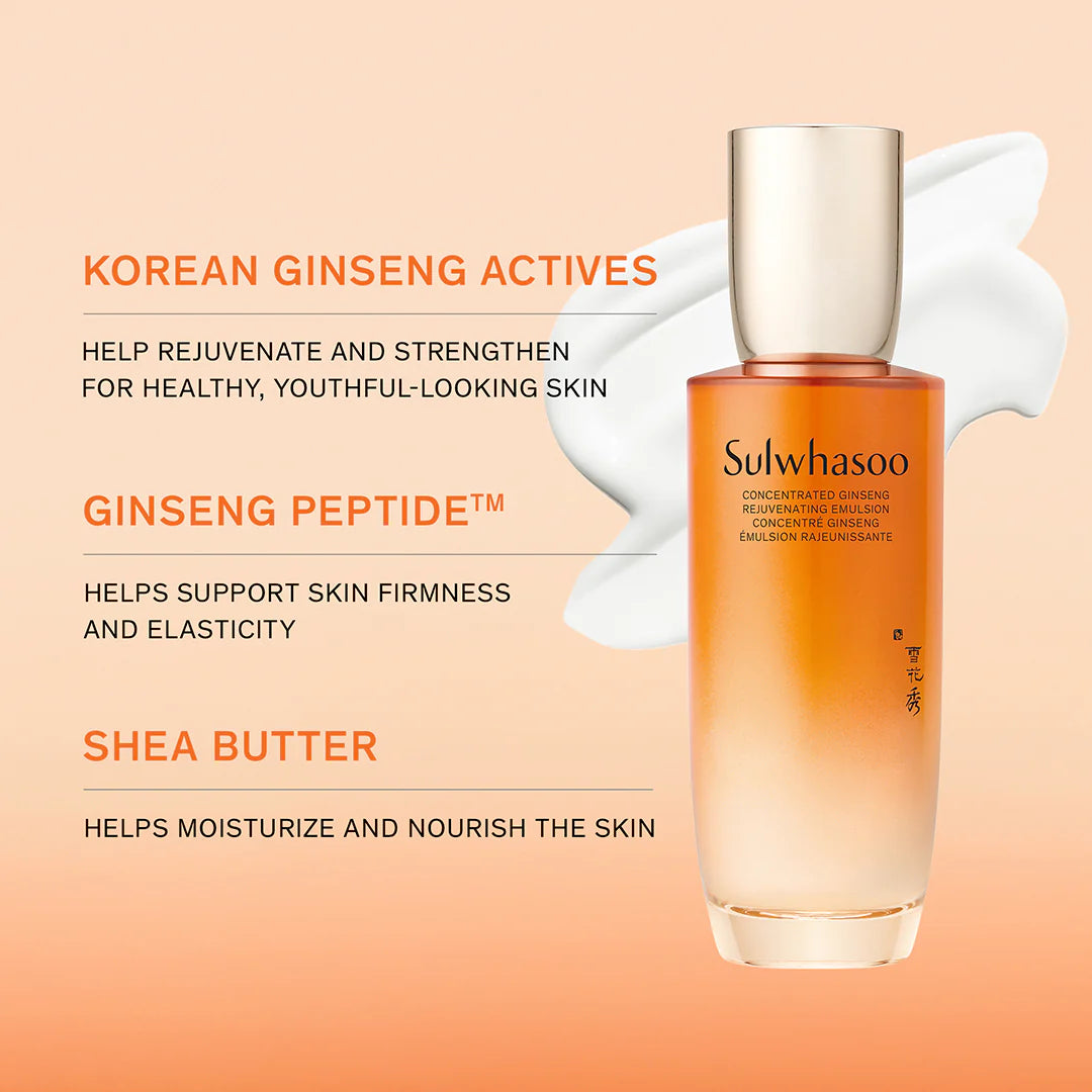 Concentrated Ginseng Rejuvenating Water+Emulsion Duo Set