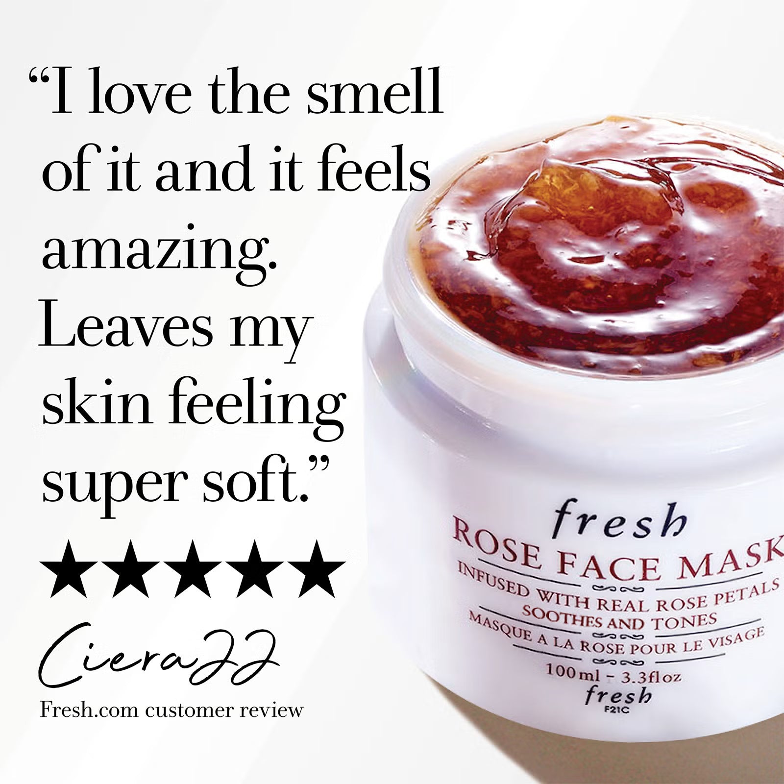 Fresh Rose Face Mask 100ml