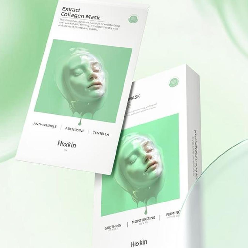 Hexkin Extract Collagen Mask Set 23g×5sheets