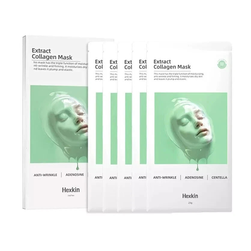 Hexkin Extract Collagen Mask Set 23g×5sheets