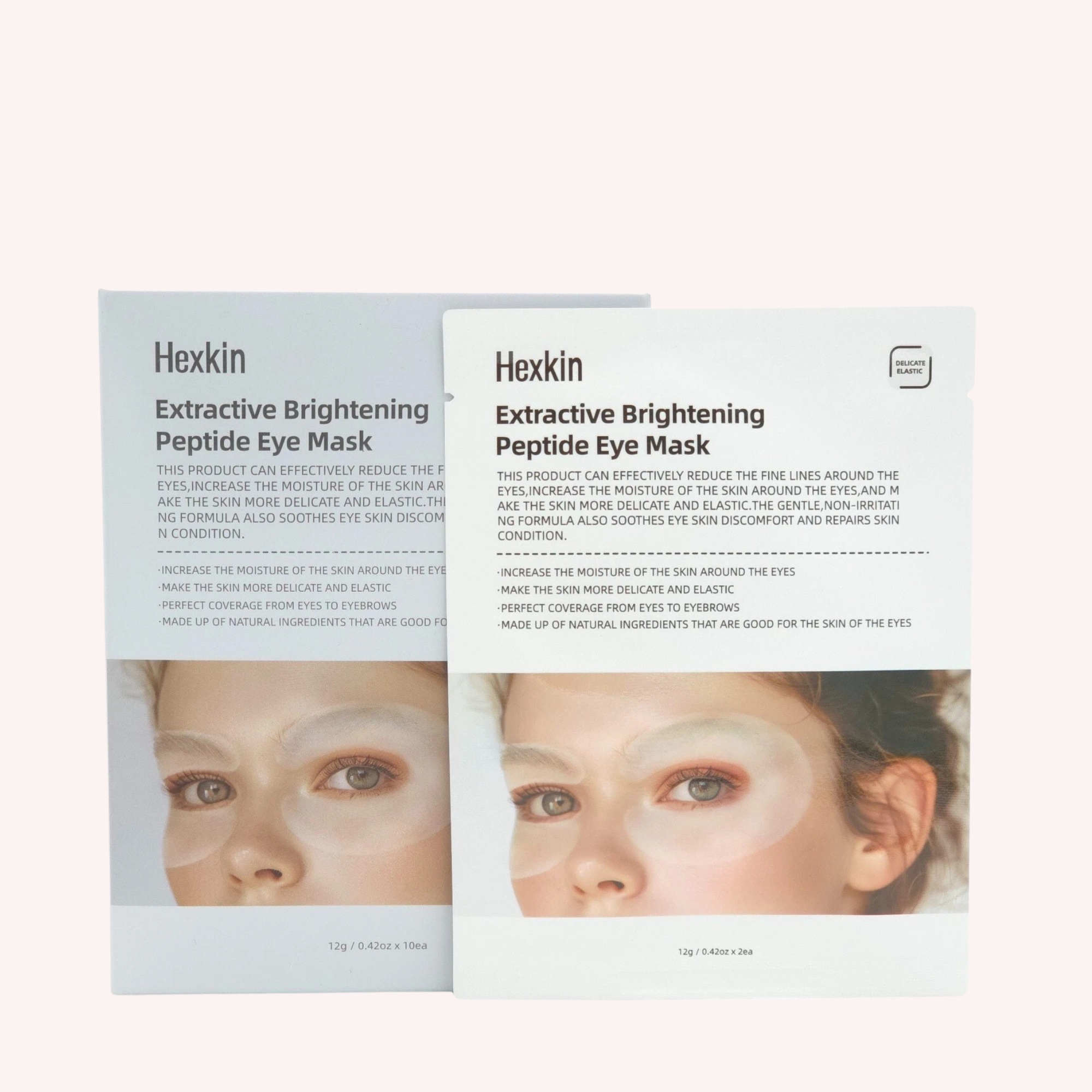 Hexkin Extractive Brightening Peptide Eye Mask 12g x 10sheets