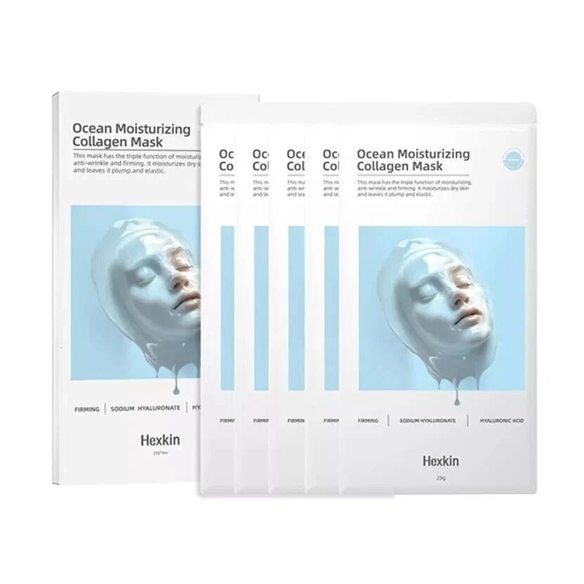 Hexkin Ocean Moisturizing Collagen Mask Set 23g×5 sheets