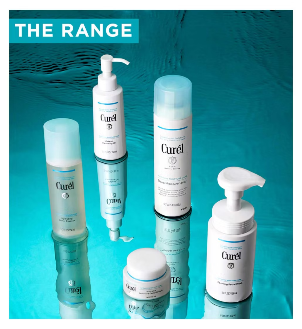 Curél Intensive Moisture Facial Cream 40g for Dry, Sensitive Skin