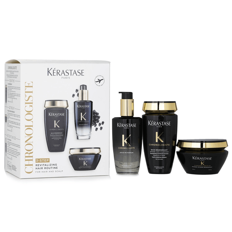 Kérastase Chronologiste Repair Set -Shampoo 250ml+Hair Mask 200ml+Hair Oil 75ml