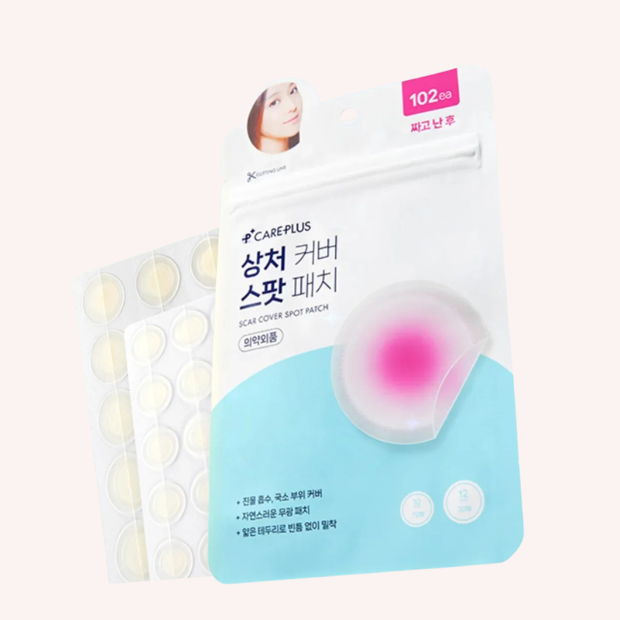 Olive Young Careplus Scar Cover Spot Patch 102P
