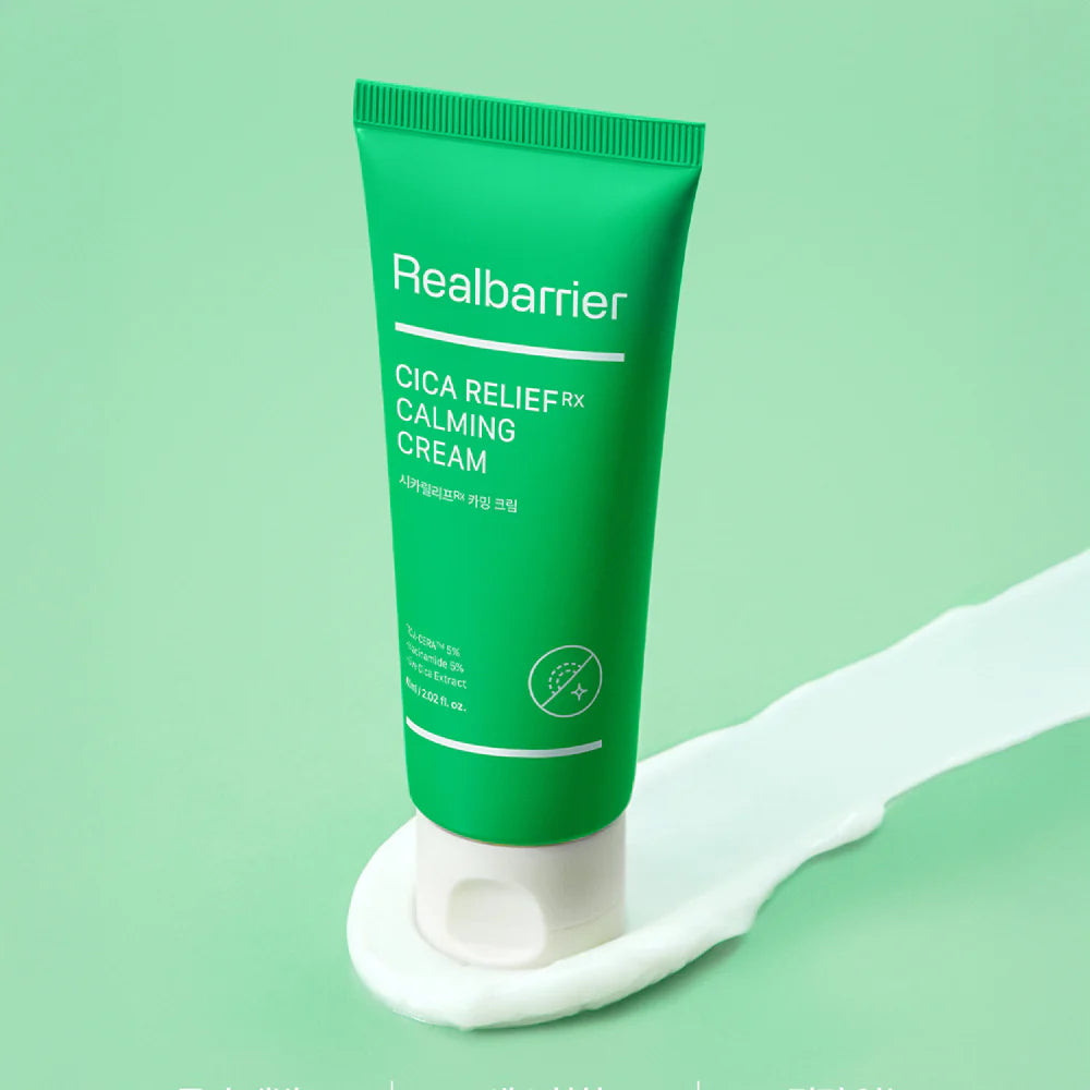 RealBarrier Cica Relief Rx Calming Cream 60ml | Intensive Soothing & Barrier Repair