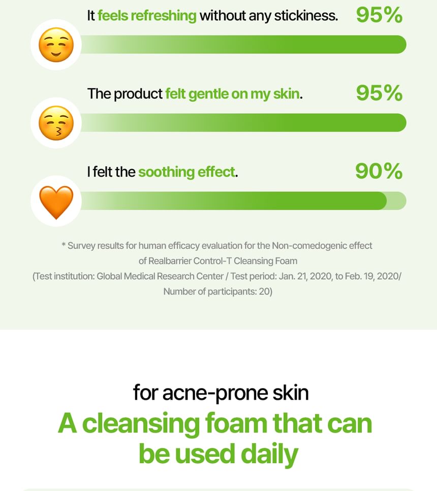 Realbarrier - Control-T Cleansing Foam 200ml