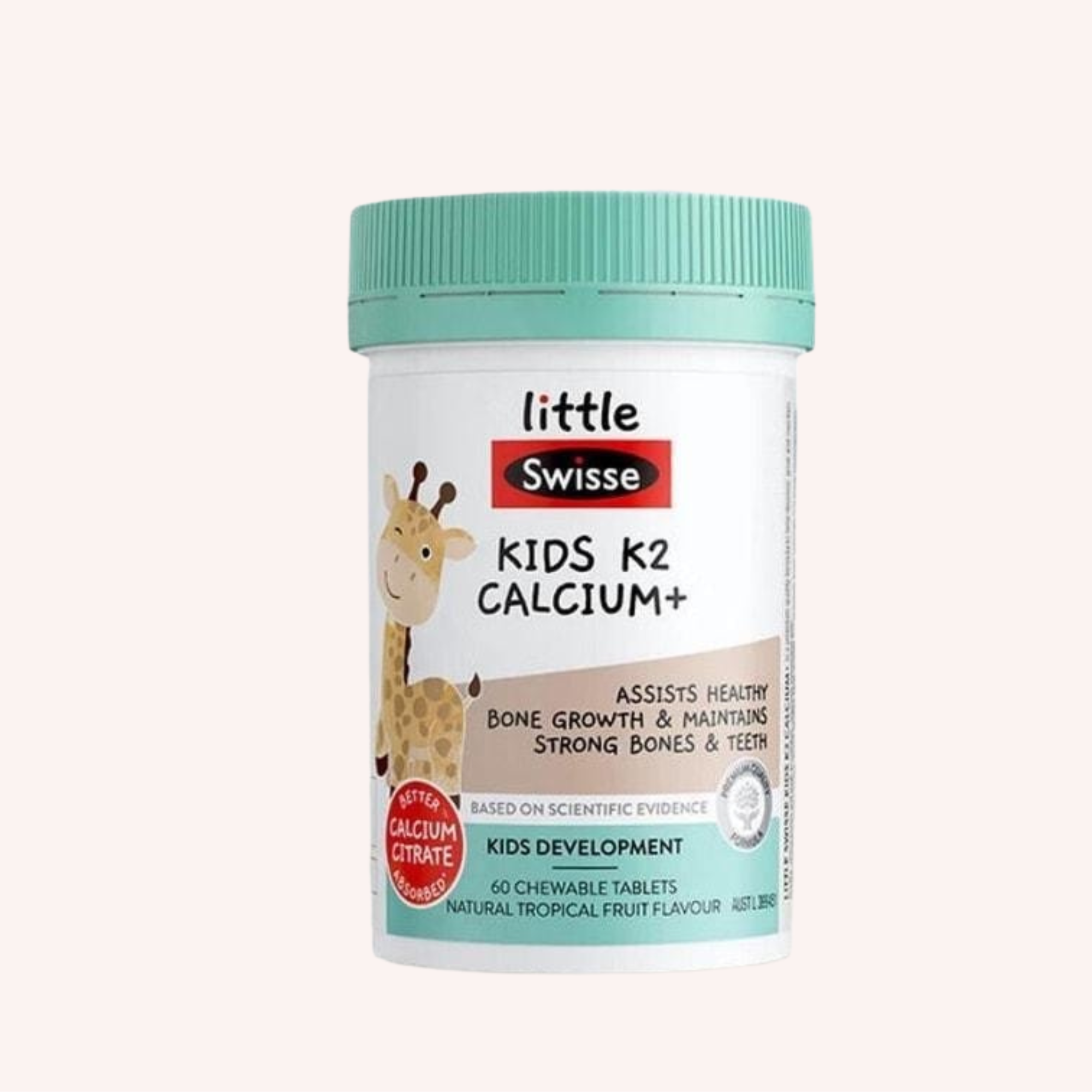 SWISSE KIDS K2 Calcium+ 60 tablets