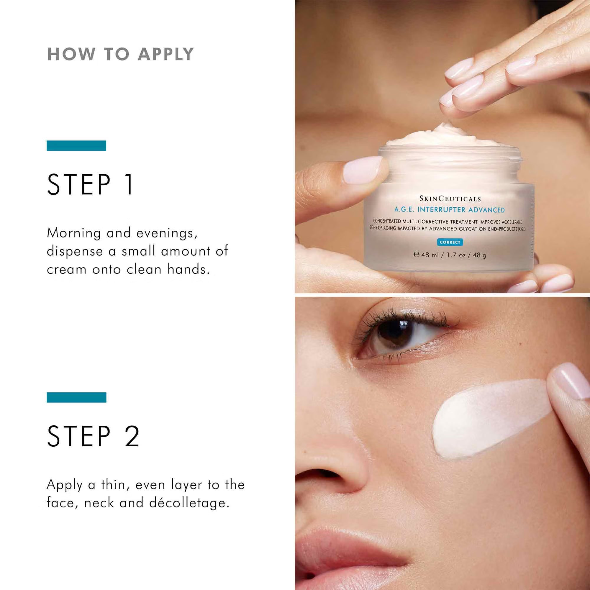 SkinCeuticals A.G.E. Interrupter Advanced Cream For Mature Skin Types 4ml