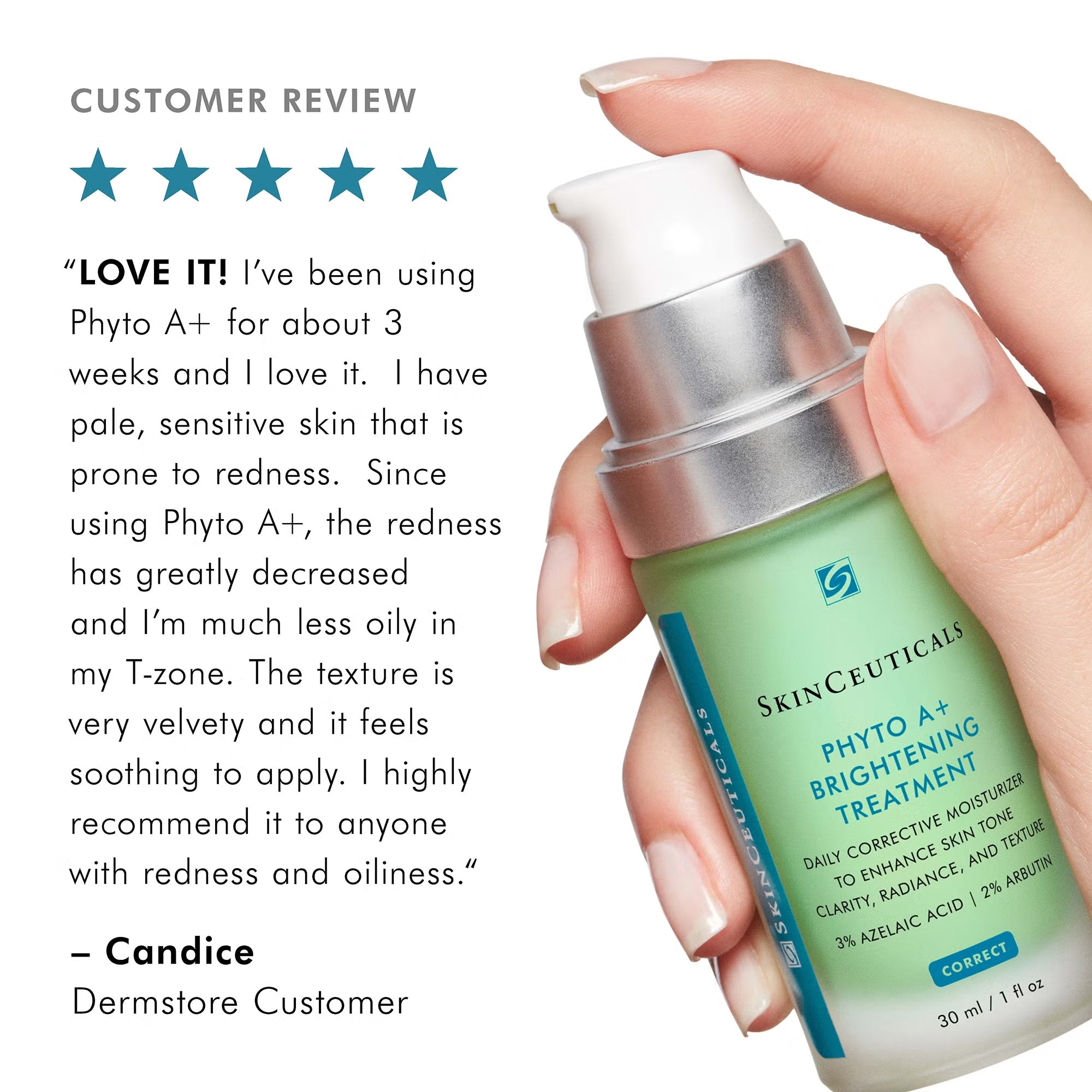SkinCeuticals Phyto A+ Brightening Treatment Lightweight Moisturizer 30ml