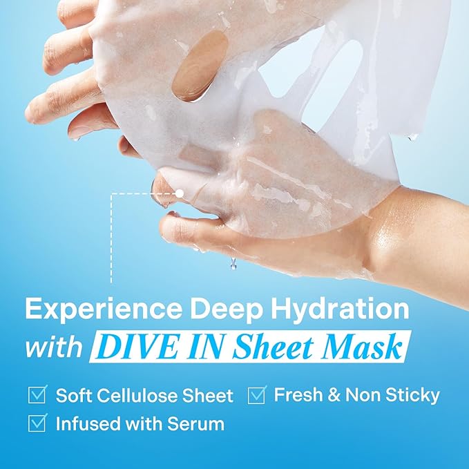 Torriden Dive-In Low Molecule Hyaluronic Acid Mask Sheet 25g×10 sheets