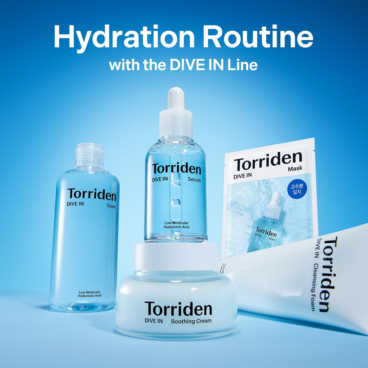 Torriden Dive-In Low Molecule Hyaluronic Acid Mask Sheet 25g×10 sheets