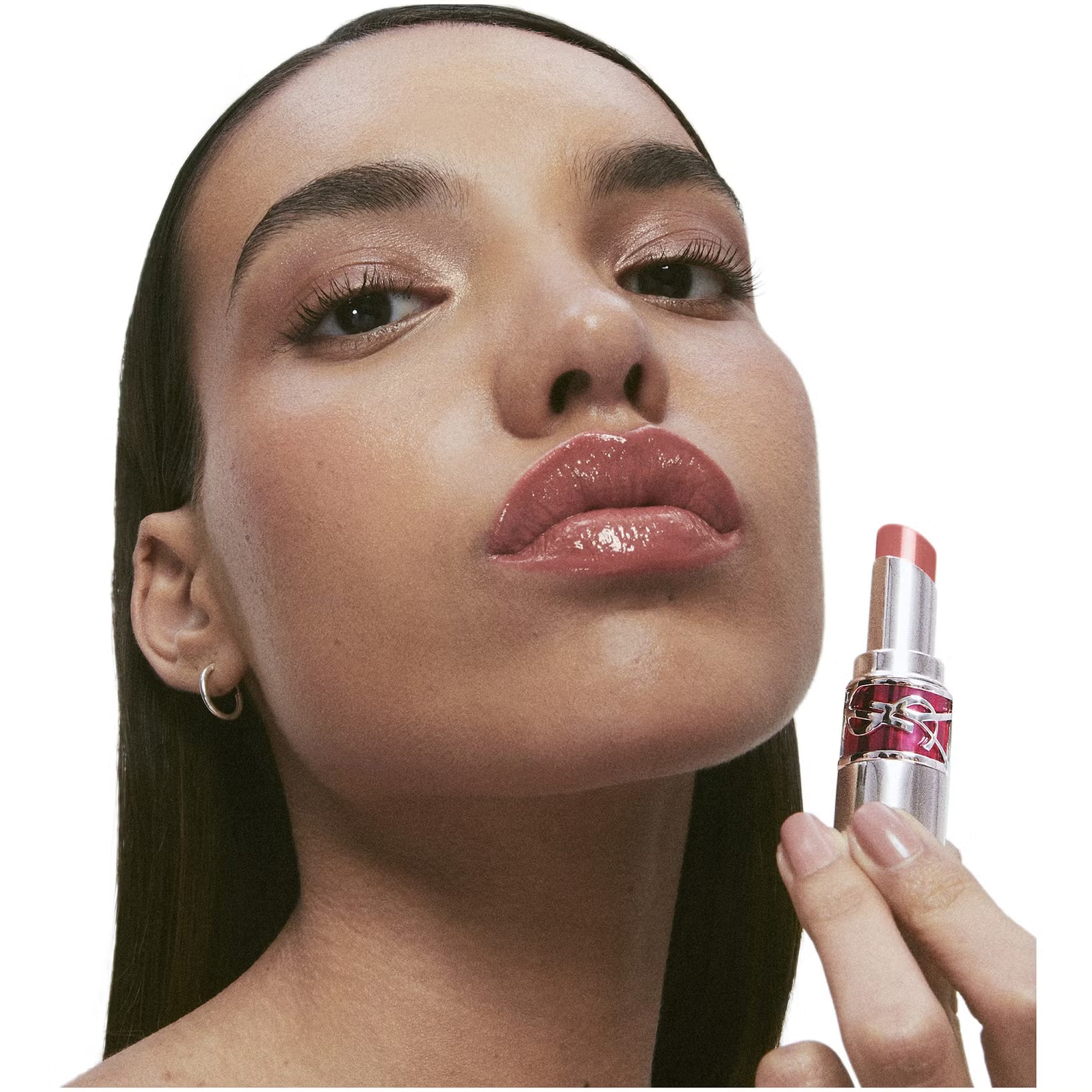 YSL Yves Saint Laurent Candy Glaze Lip Gloss Stick 3.2g - 15 - Showcase Nude