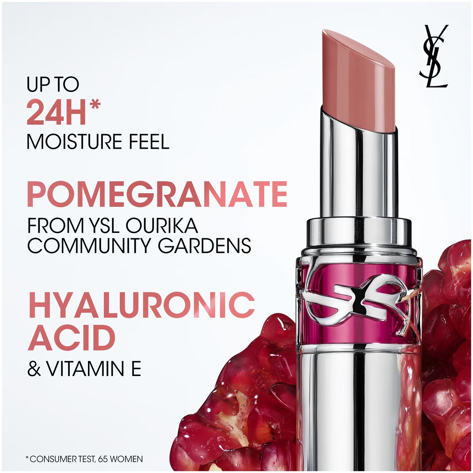 YSL Yves Saint Laurent Candy Glaze Lip Gloss Stick 3.2g - 15 - Showcase Nude