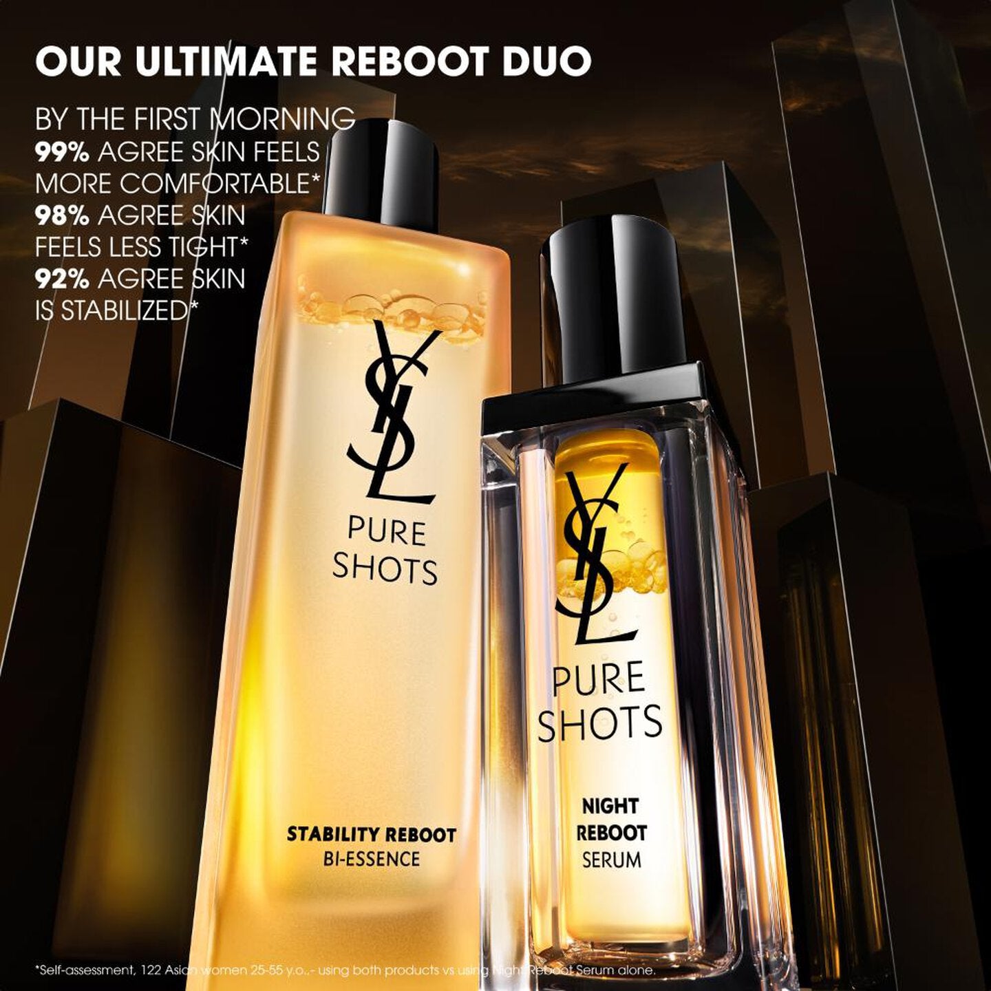 YSL Yves Saint Laurent Pure Shots Stability Reboot Bi-Essence 150ml