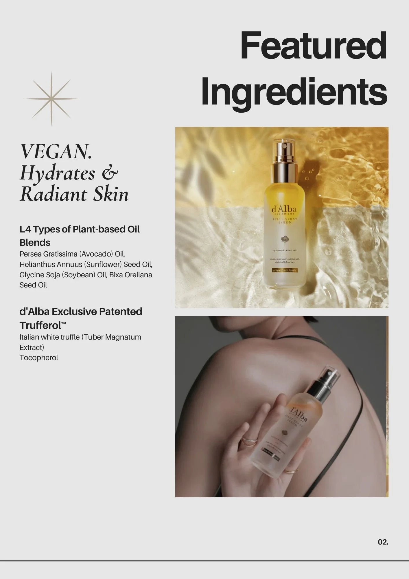 d'Alba White Truffle First Spray Serum 100ml
