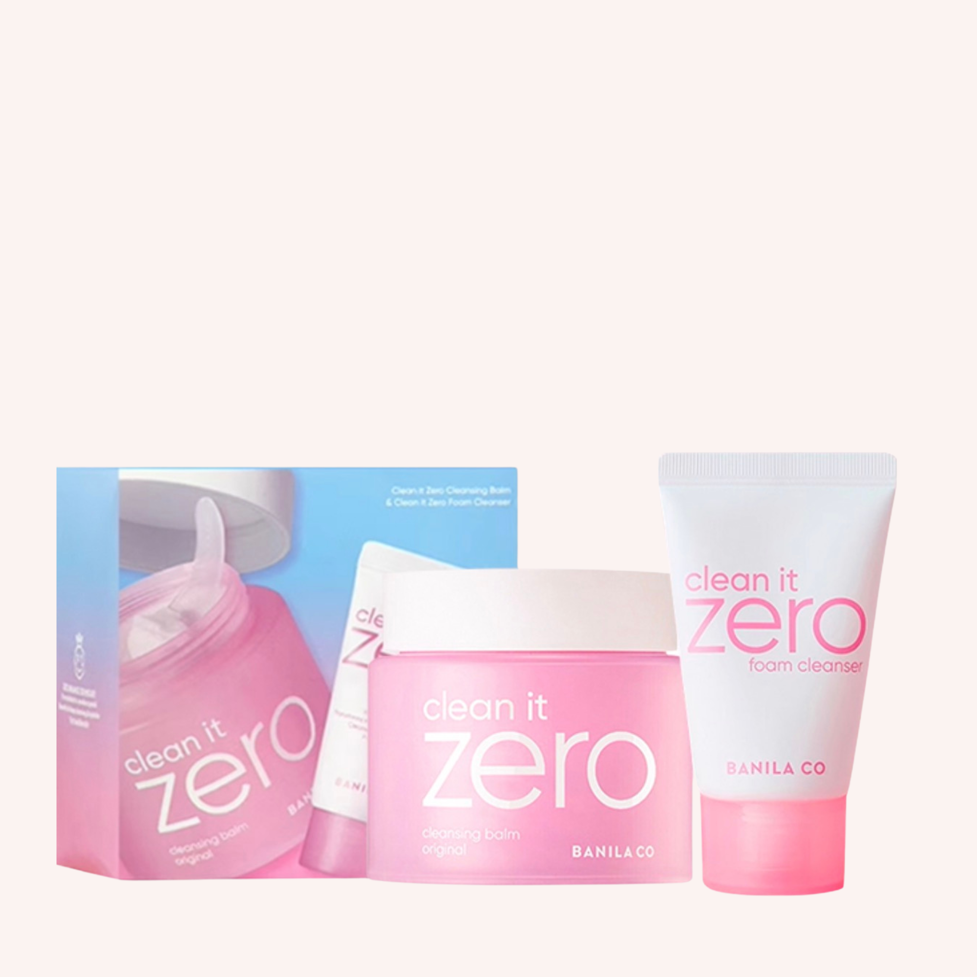 BANILA CO Clean It Zero Cleansing Balm Original 100ml +Cleansing Foam 50ml set