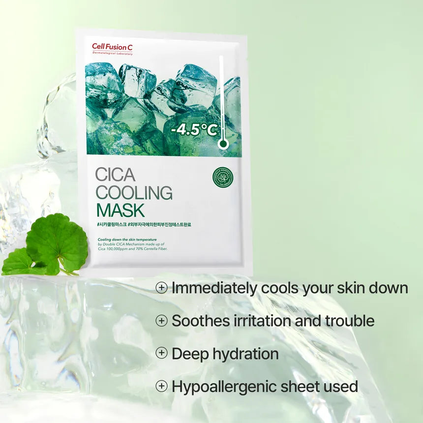 Cell Fusion C - Cica Cooling Mask Set 5pcs×27g
