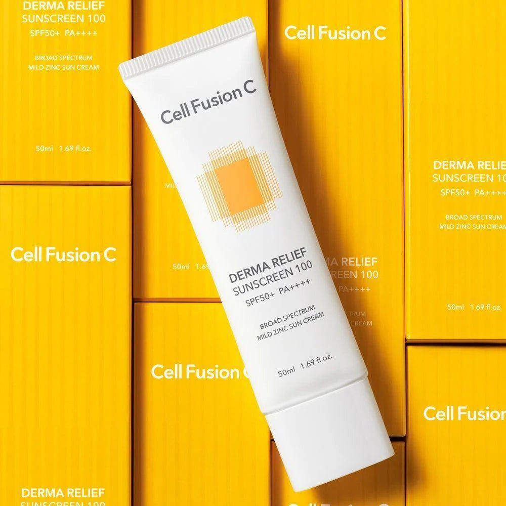 Cell Fusion C Derma Relief Sunscreen – SPF50+ PA++++ 50ml