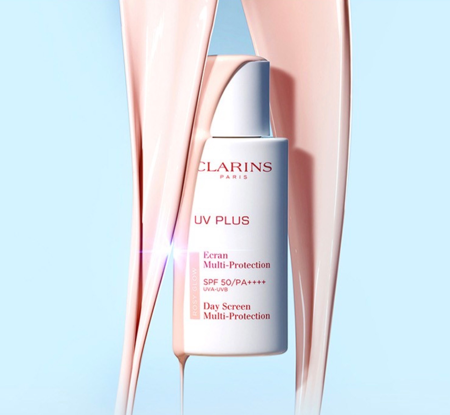 Clarins UV Plus DayScreen Multi-protection SPF50 PA++++ 30ml/50ml Rosy Glow