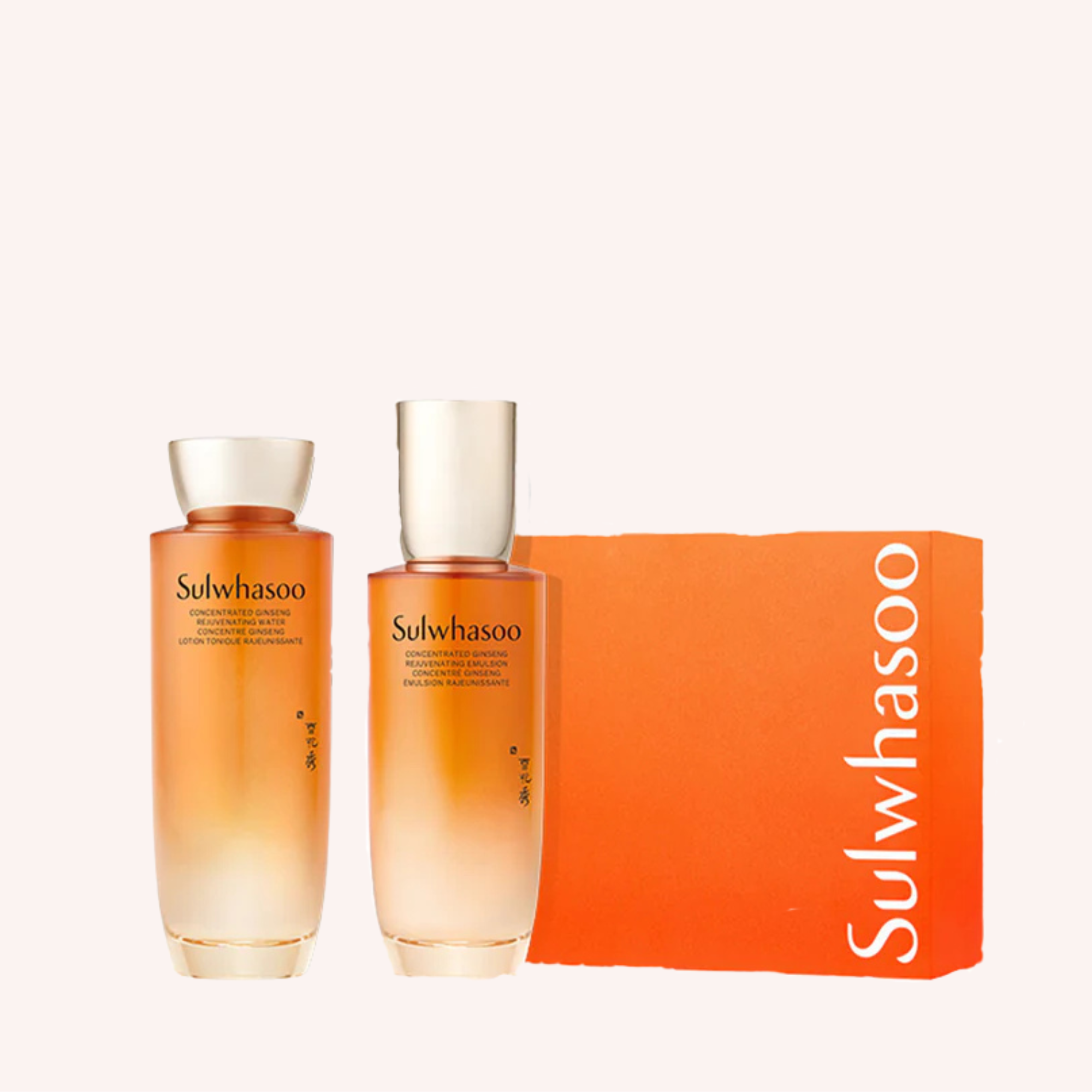 Concentrated Ginseng Rejuvenating Water+Emulsion Duo Set