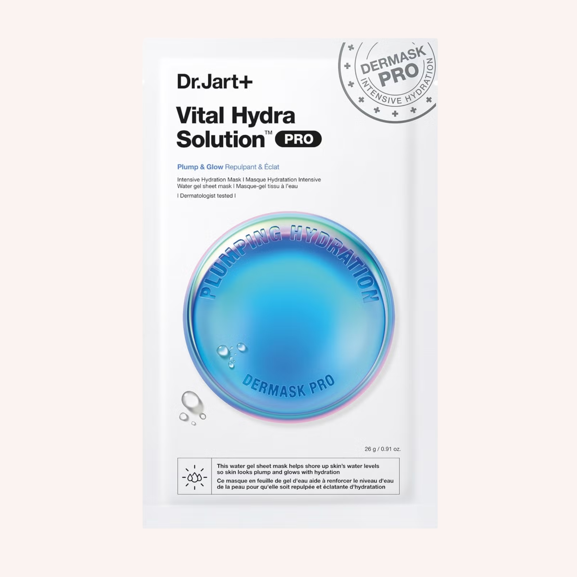 Dr.Jart+ Vital Hydra Solution Pro Face Mask 26g×5 sheets