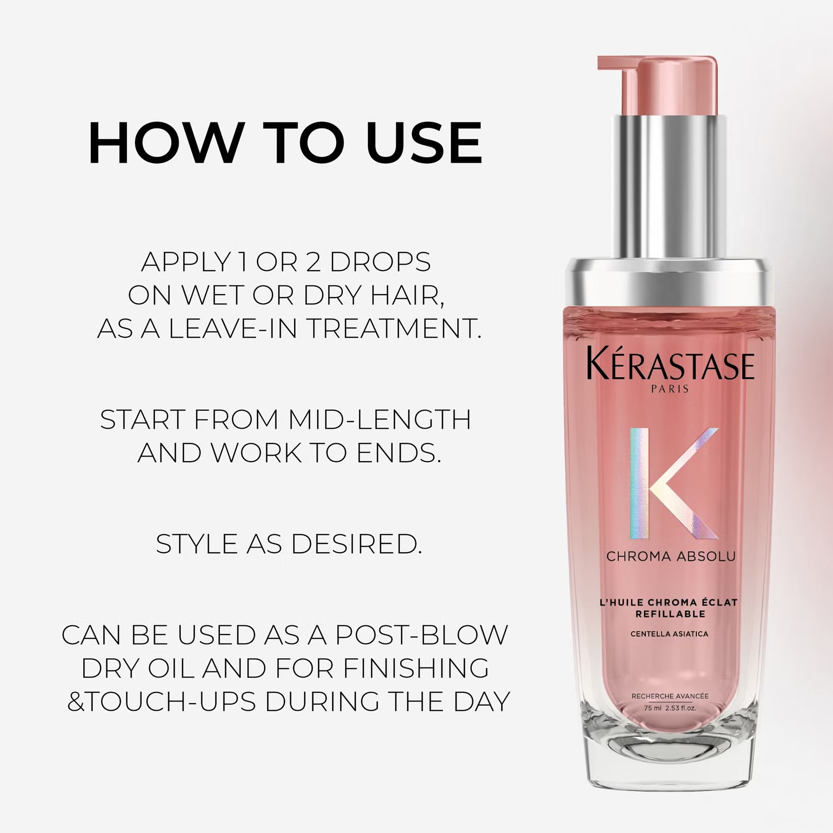 Kérastase Chroma Absolu Refillable Hair Oil 30ml