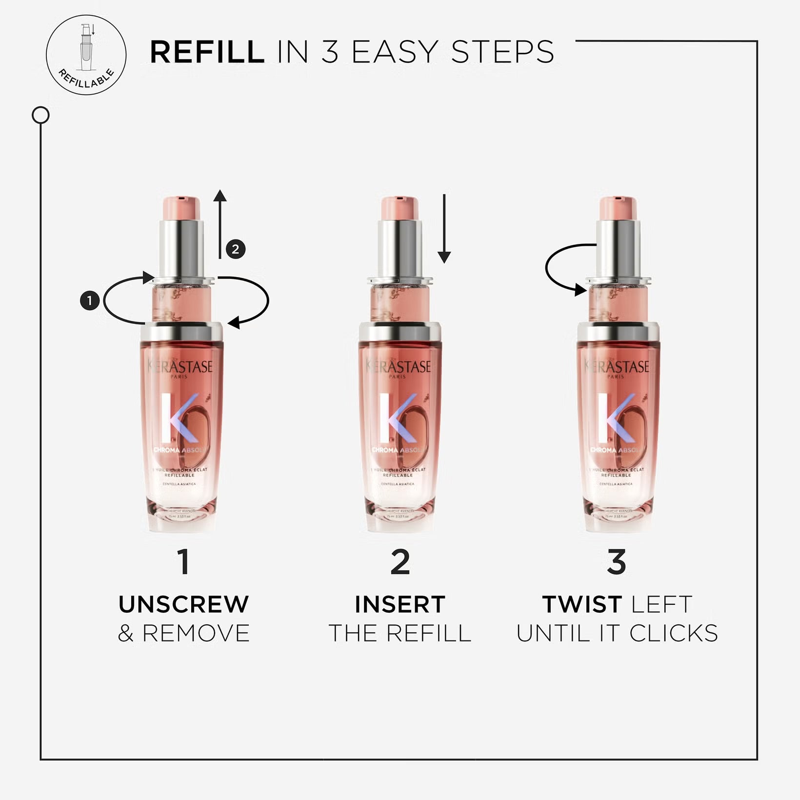 Kérastase Chroma Absolu Refillable Hair Oil 30ml