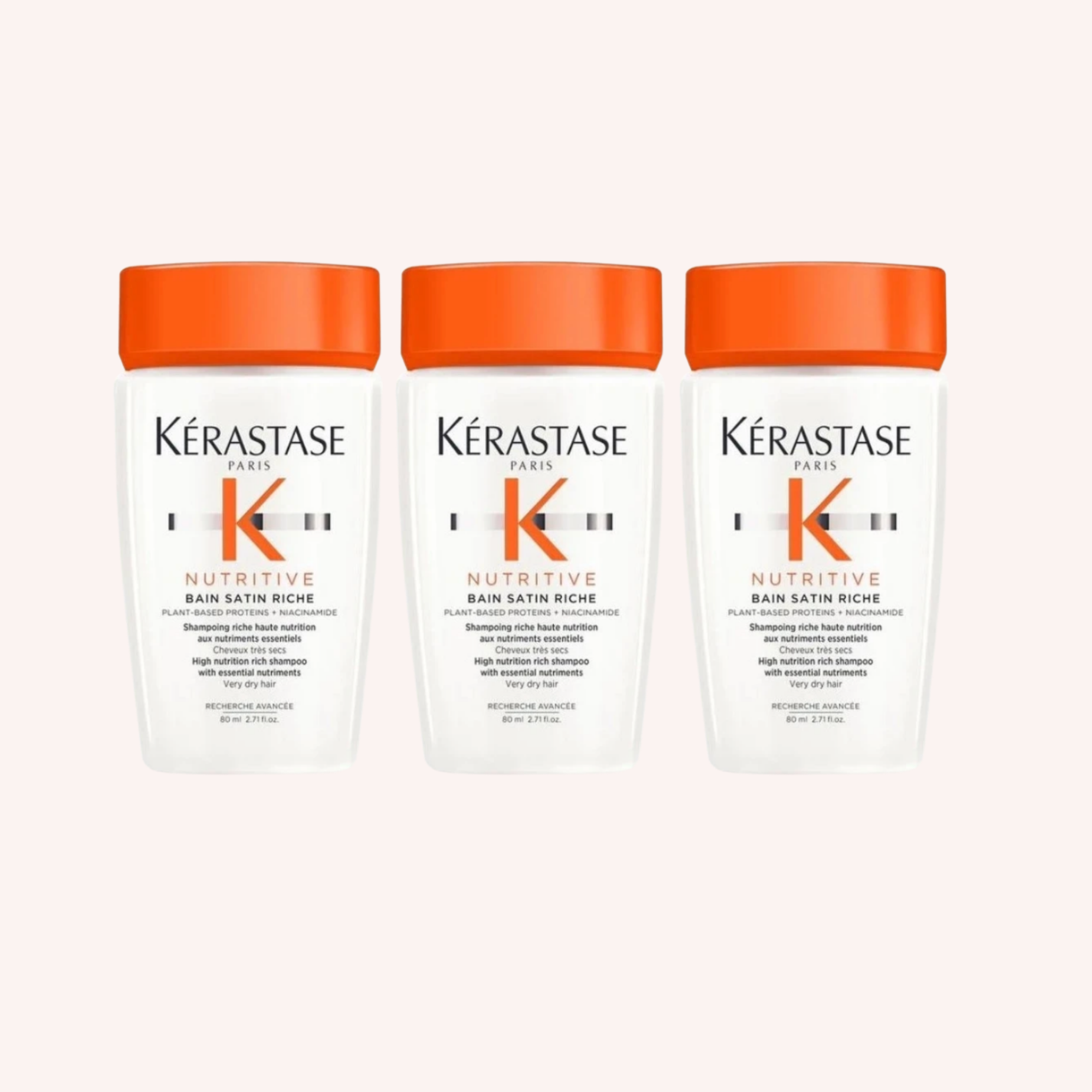 Kérastase Symbiose Moisturising Anti-Dandruff Cellular Shampoo, For Dry Sensitive Scalp, Prone To Dandruff 80ml