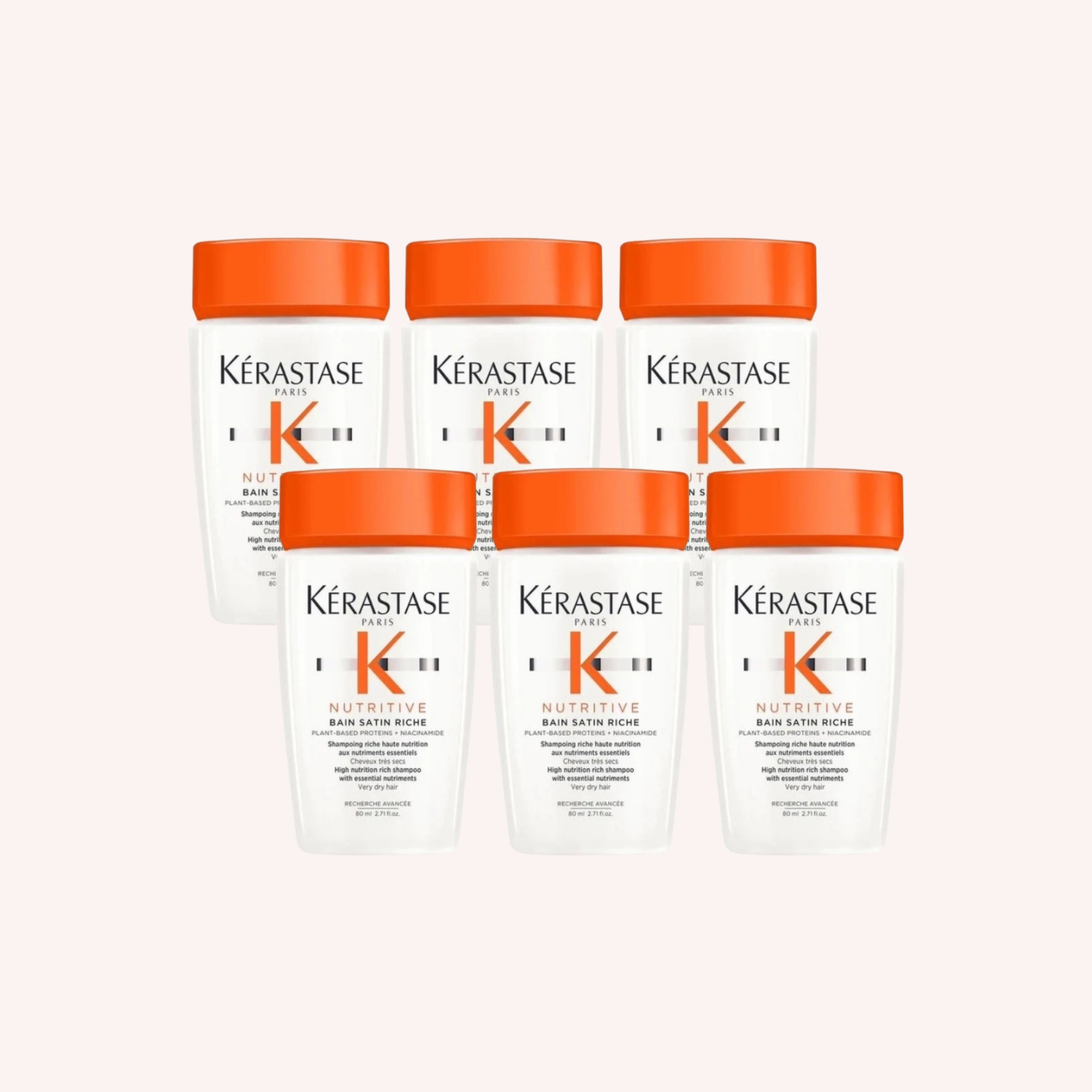 Kérastase Symbiose Moisturising Anti-Dandruff Cellular Shampoo, For Dry Sensitive Scalp, Prone To Dandruff 80ml