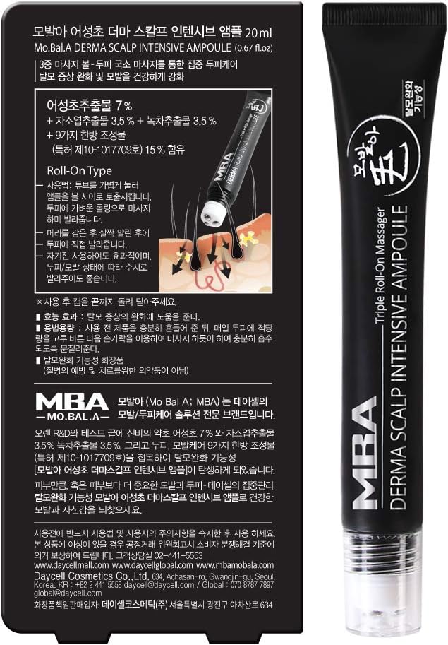 MBA Derma Scalp Intensive Ampoule 20ml Anti Hair Loss Korean Cosmetics