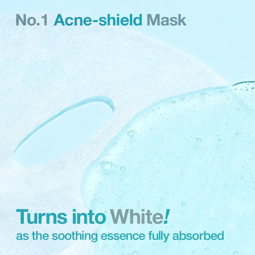 Numbuzin No.1 Pantothenic B5 Hyaluronic Active Clear Mask – 26ml x 5 Sheets | Deep Moisture & Acne-Friendly Calming Care