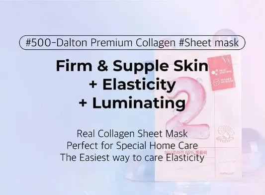 Numbuzin No.2 Water Collagen 65% Voluming Sheet Mask  27ml x 5 sheets | Firming & Hydrating Anti-Ageing Mask