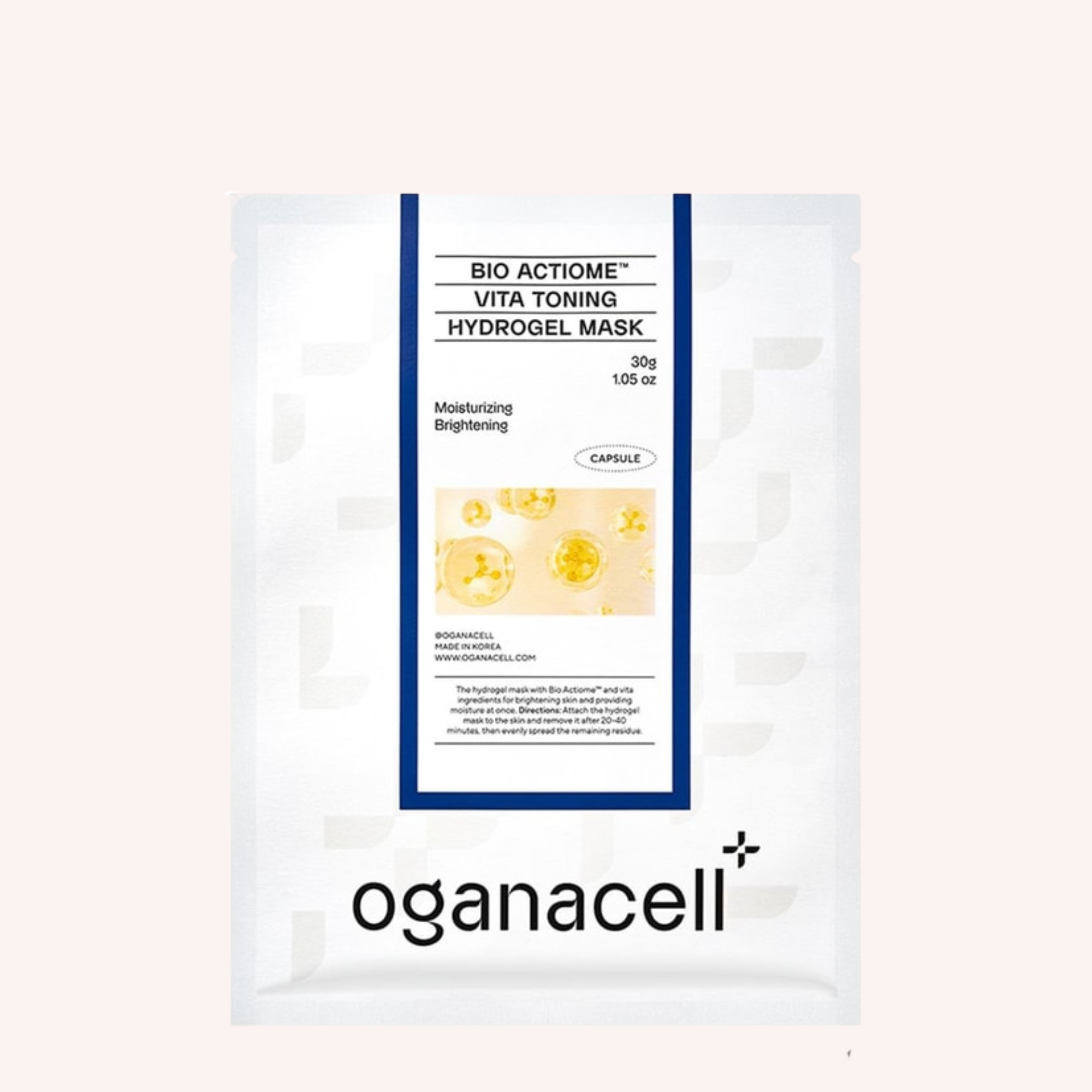 OGANACELL Bio Actiome Vita Tonning Hydrogel Mask Sheet 30×5 sheets