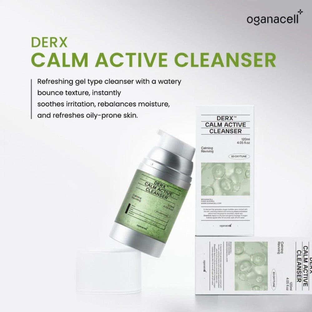 OGANACELL DERX Calm Active Cleanser 120ml