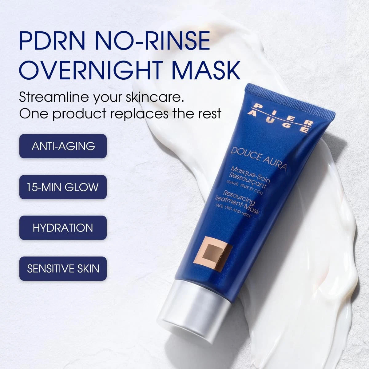 Pier Auge Resourcing Treatment Mask Eyes Face and Neck 50ml
