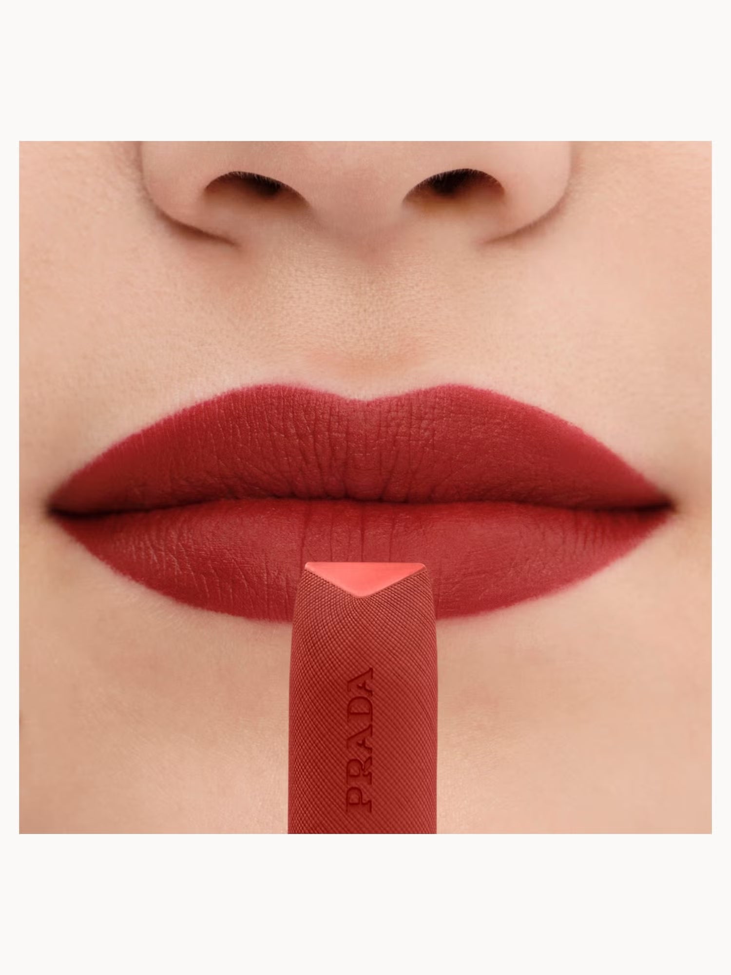 Prada Monochrome Hyper Matte Lipstick R29 - Pompei
