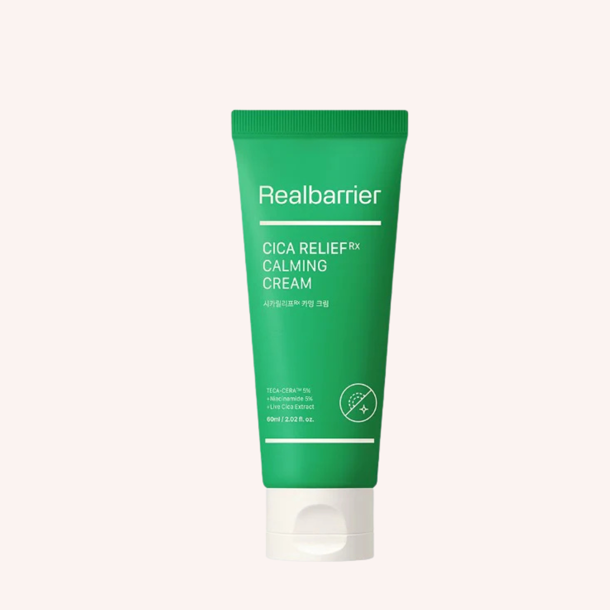 RealBarrier Cica Relief Rx Calming Cream 60ml | Intensive Soothing & Barrier Repair