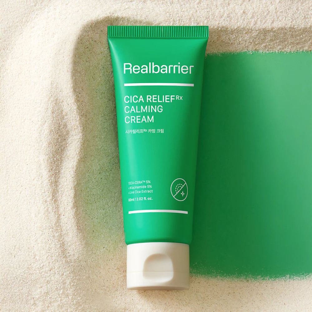 RealBarrier Cica Relief Rx Calming Cream 60ml | Intensive Soothing & Barrier Repair