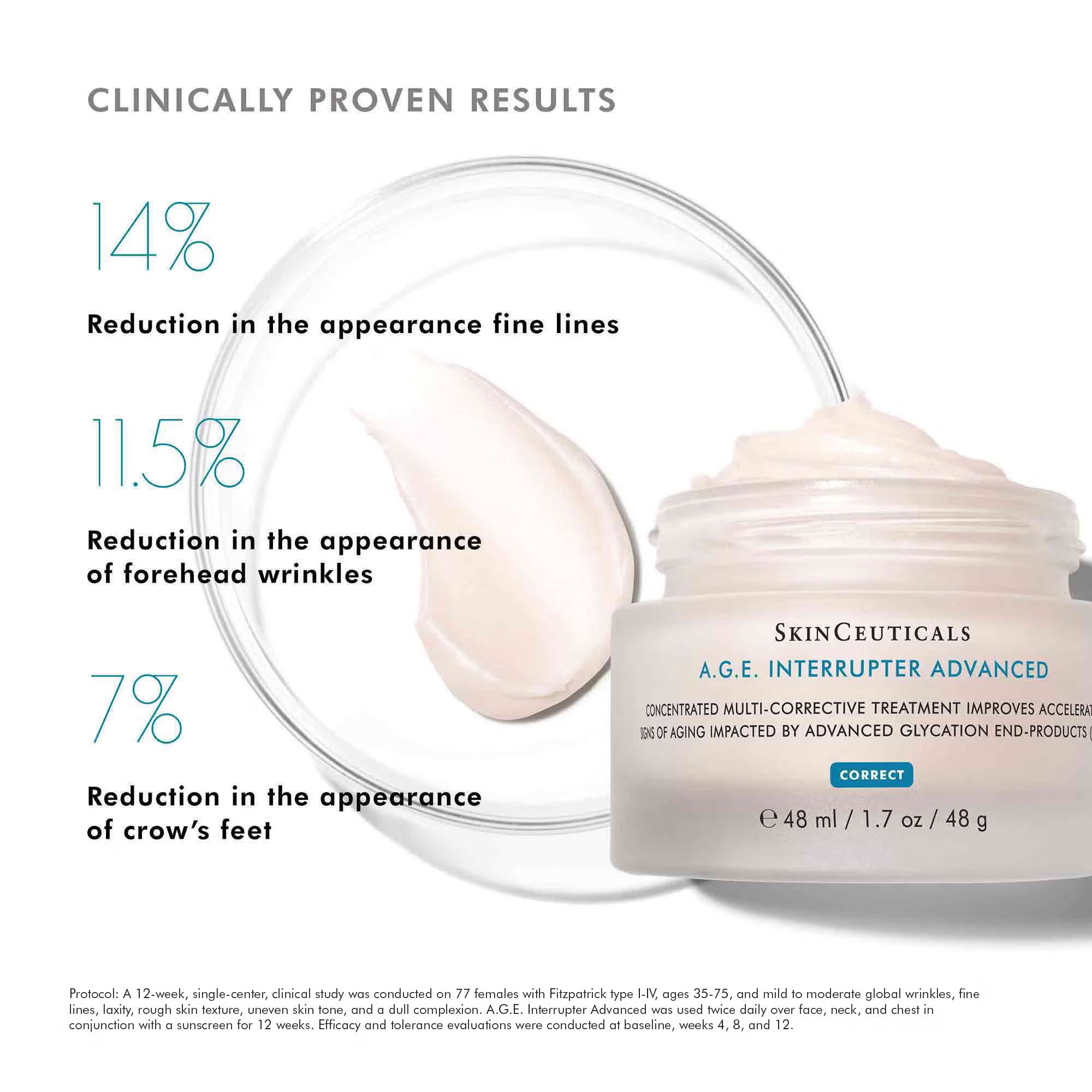SkinCeuticals A.G.E. Interrupter Advanced Cream For Mature Skin Types 4ml