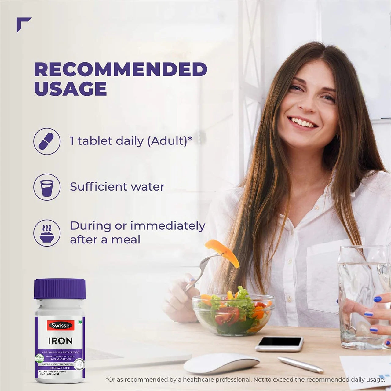 Swisse Iron Tablets  30 Tablets