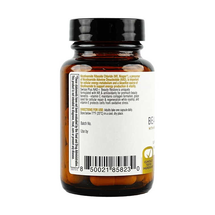 Swisse NAD + Beauty Restore 30 Capsules