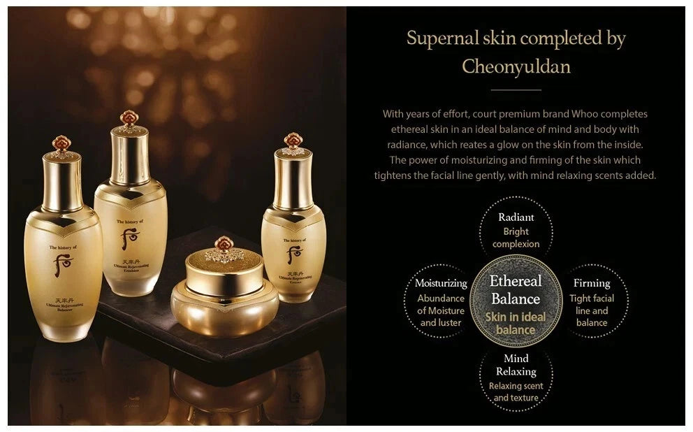 The History of Whoo Cheonyuldan Ultimate Regenerating 7pcs Special Gift Set
