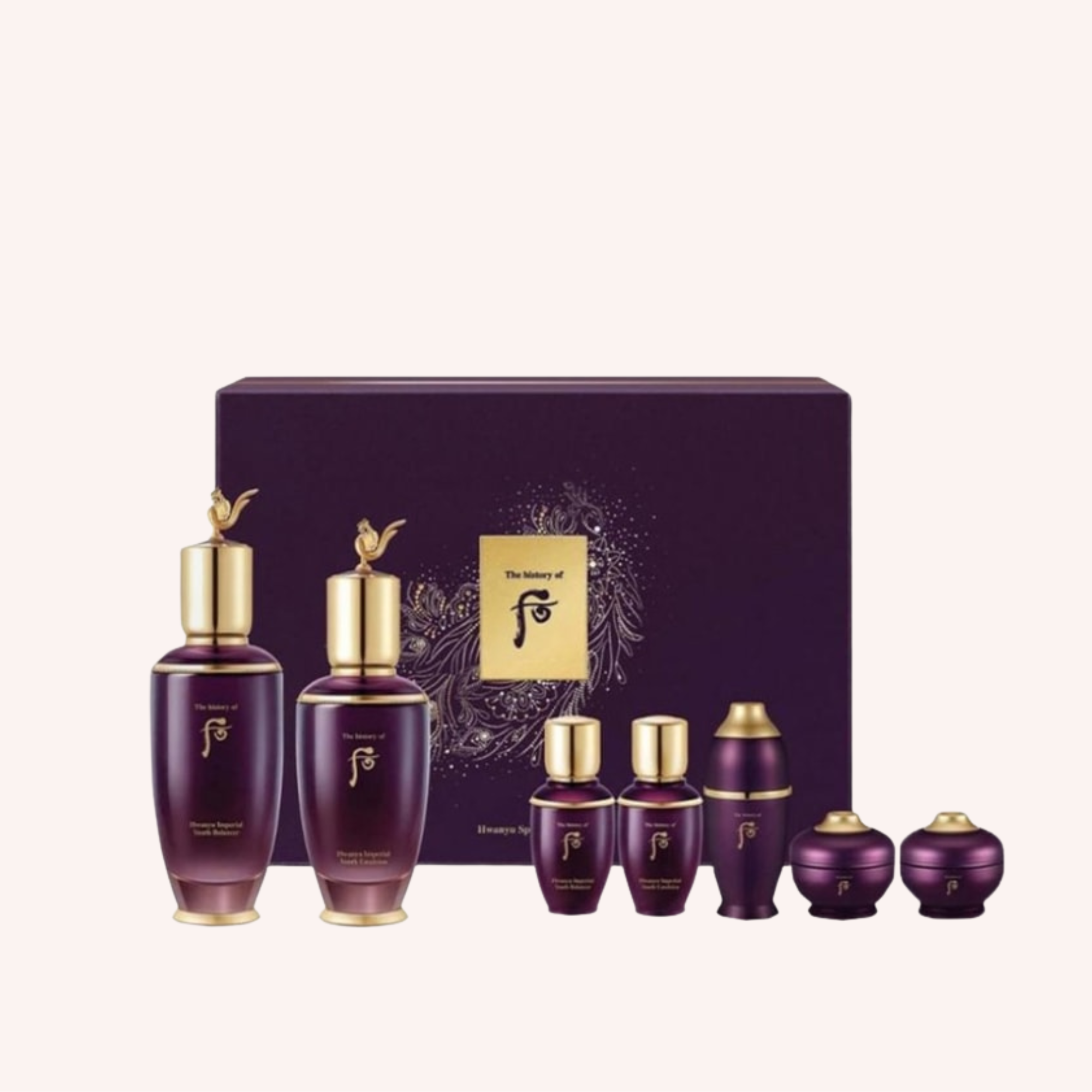 The Whoo Hwanyu Imperial Youth Special 7pcs Set | Complete Anti-Aging Skincare Collection